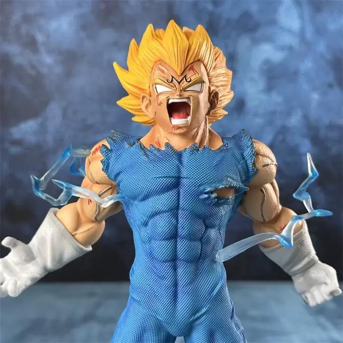 Figurine de Dessin Animé Dragon Ball Z, Majin Vegeta, 27cm, Super Saisuperb, Statue en PVC, Modèle de Jouets, Cadeau