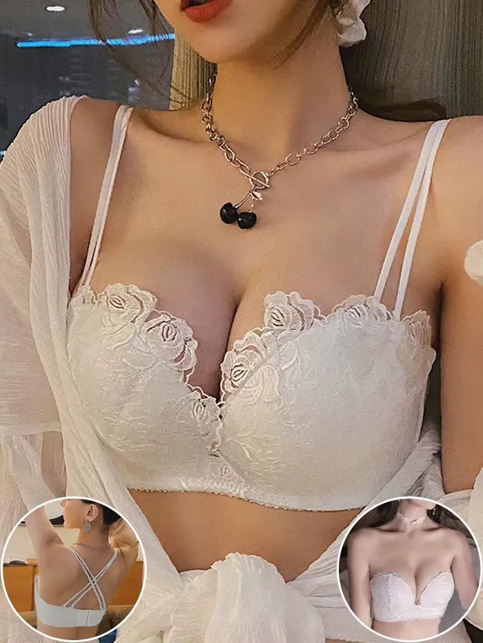 Dámská krajková push-up podprsenka