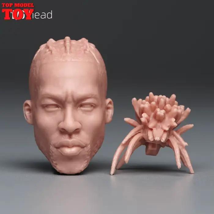 Sculpture de tête non peinte, Henry Cavill Mark Wahlberg Hugh Jackman, adaptée à une figurine de soldat masculin et féminin de 12 pouces, poupées corporelles, en Stock, 1/6