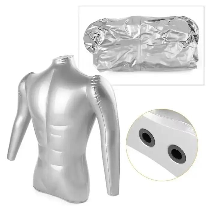 Mannequin gonflable complet pour homme, torse factice, vêtements sur mesure, modèle d'affichage en PVC, 168cm, modèle complet pour homme