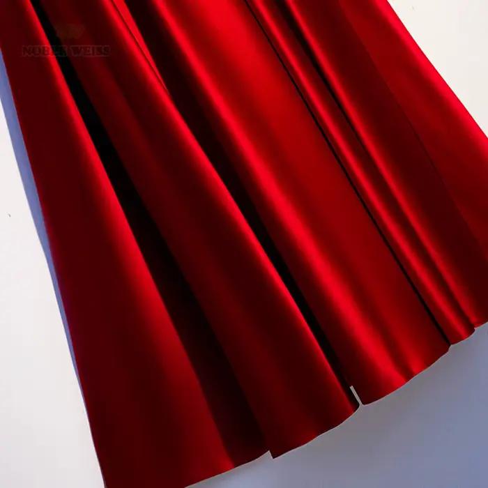 Robe de soirée col en v pour femmes, tenue de soirée trapèze, personnalisée