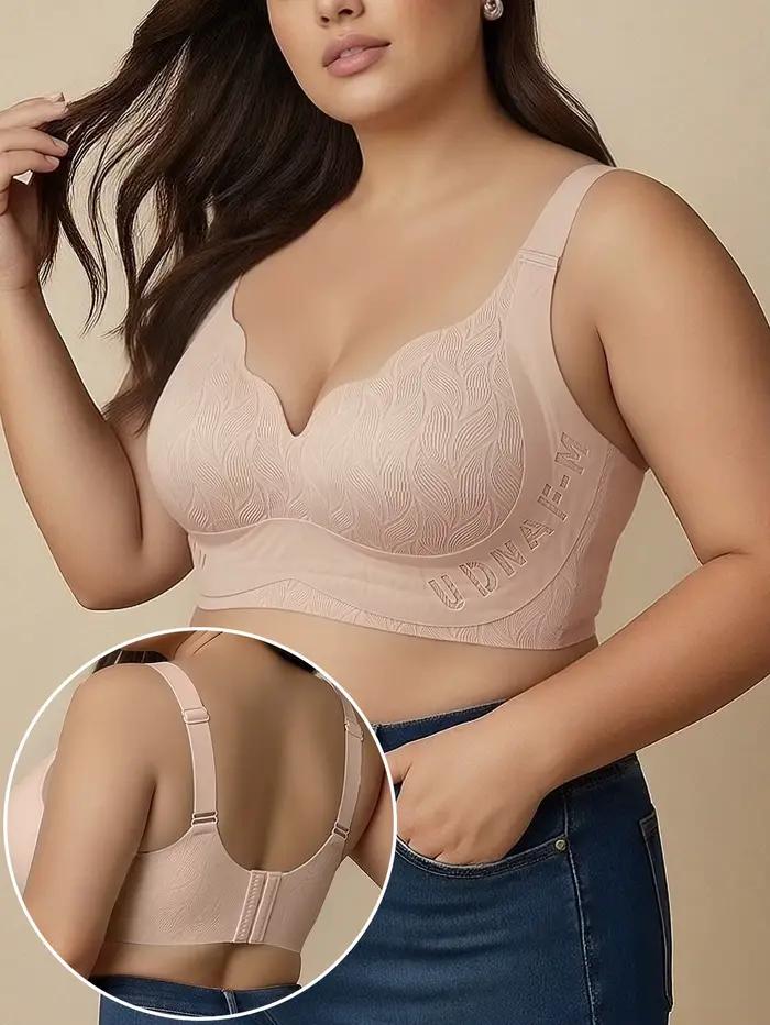 Soutien-gorge de maintien intégral grande taille L-6XL pour poitrine généreuse, anti-affaissement, push-up, sans couture, confortable, avec soutien latéral