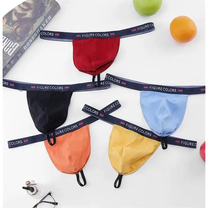 Tanga homme taille basse, string fin, stringi, sous-vêtements sexy pour hommes, stringi à lettres, U convex, T-pants, tangas homme