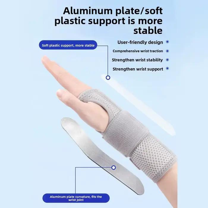 Attelle de nuit réglable pour le poignet, soulagement de la douleur du canal carpien, supports respirants pour le sommeil, tendinite, arthrite