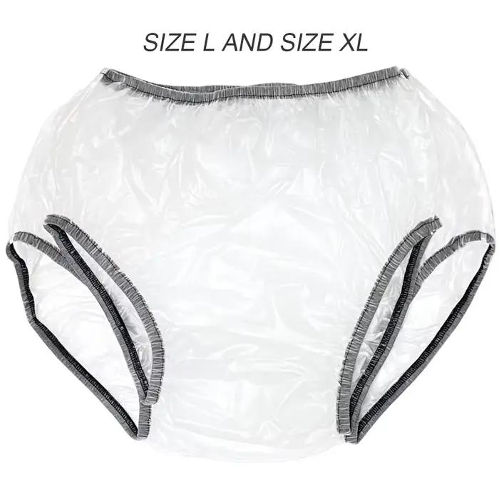 Couche adulte douce polyvalente utilisation pantalon d'incontinence lavable élastique sous-vêtements résistant pour femme homme vieux adulte personnes âgées couches
