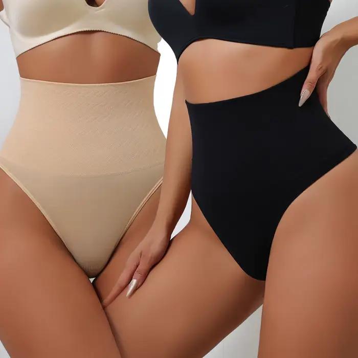 UBAU 2025 taille haute tongs sans couture femmes culottes string Lingerie ventre contrôle façonnage ceinture Shaper sous-vêtements