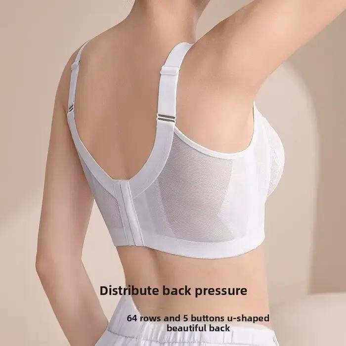 Nouveau soutien-gorge grande taille pour femme, à couvrance totale, sans armatures, anti-affaissement, ajustable, en dentelle confortable, invisible sur les côtés