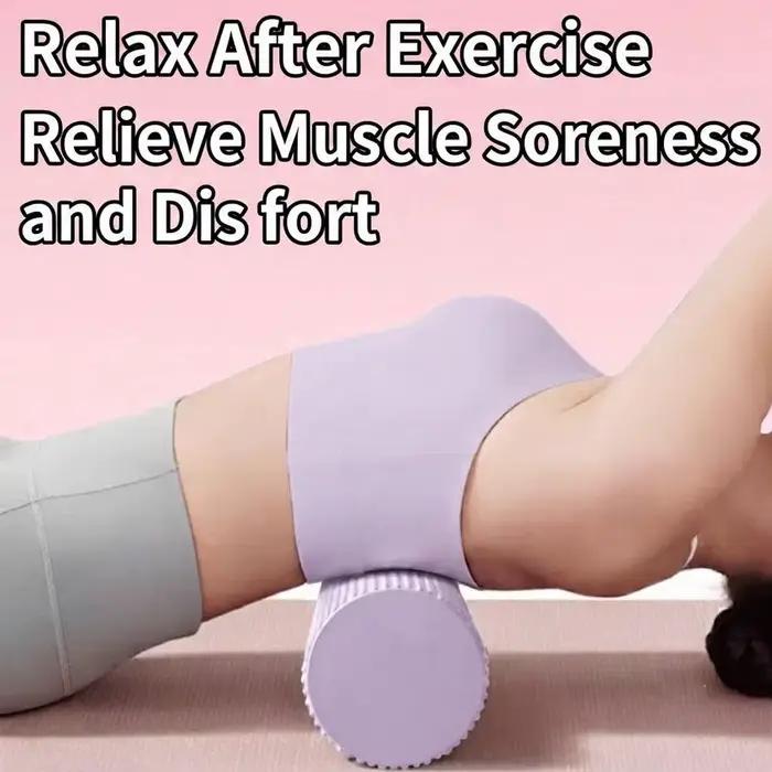 Rouleau de massage en mousse EVA pour le yoga, améliore la circulation corporelle et soulage les tensions musculaires