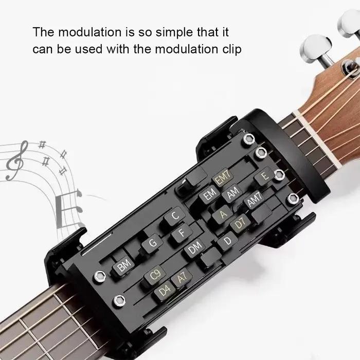 Accords d'aide à la guitare, système d'apprentissage de guitare portable, enseignement pour débutants, outils de pratique pour débutants, amis, famille, adultes