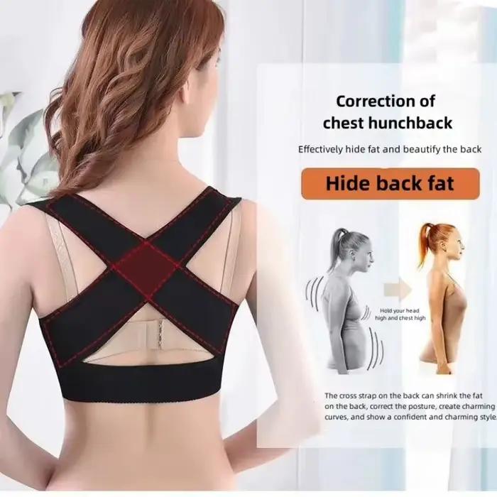 Corset invisible sculptant le corps pour femme, ceinture correctrice de posture thoracique, soutien dorsal et des épaules, correction de posture pour la santé