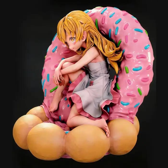 Figurine en résine Belle Vampire, fille magique et jolie, modèle de jouet artisanal, réduction miniature, kits non peints, 1/24 NSFW