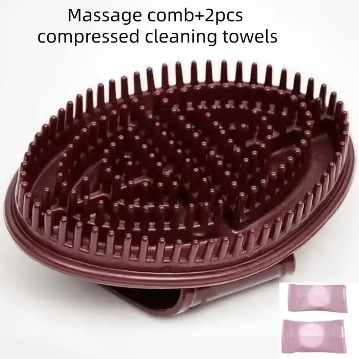 Brosse de massage des chakras - Massage manuel du corps entier, sans alcool, sans piles, masseur manuel double face, masseur personnel