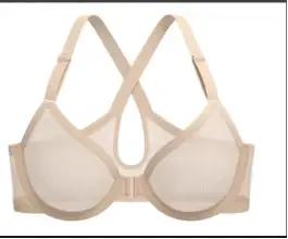Nový dámský ultra tenký krajkový podprsenka Sexy s předním zapínáním Průhledná průsvitná s kostice bez podšívky B C D E F 32 34 36 38 40 42 44