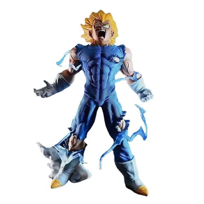 Figurine de Dessin Animé Dragon Ball Z, Majin Vegeta, 27cm, Super Saisuperb, Statue en PVC, Modèle de Jouets, Cadeau