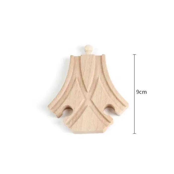 Nouvelle Intersection étoile voie de Train en bois accessoires de chemin de fer toutes les marques de ensemble de piste en bois jouets éducatifs pour les enfants