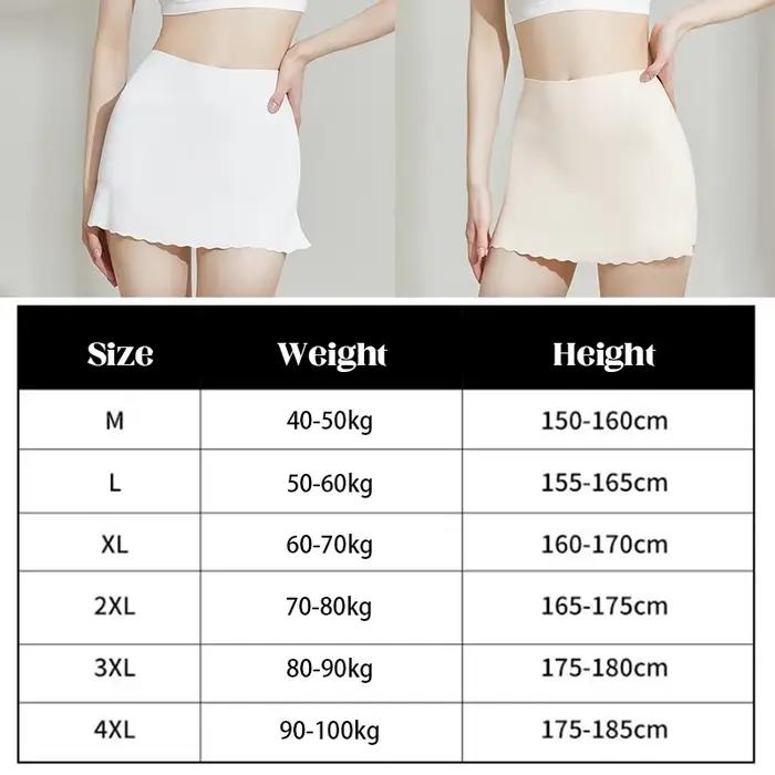 Culotte Anti-Frottement pour Sous-Robe pour Femme, Sous-Vêtement Sans Couture, Amincissant, de Sécurité