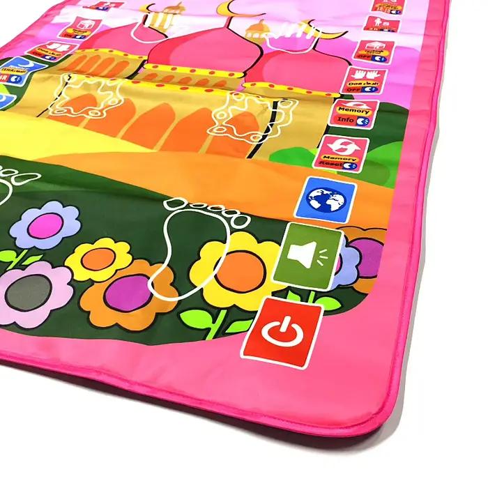 Tapis de prière islamique pour enfants, couverture de culte électronique, tapis d'enseignement de prière pour enfants musulmans, Salat Musallah