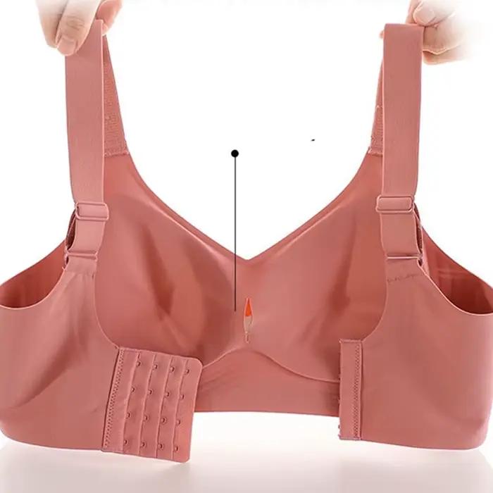 Soutien-gorge push-up de grande taille pour femme, soutien-gorge une pièce sans couture, soutien-gorge de sport réglable sans fil, soutien-gorge réducteur de poitrine
