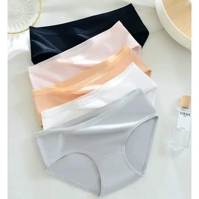Felinus femmes culottes près du corps sous-vêtements coton sans couture confortable respirant couleur Pure slips doux sans Trace conception