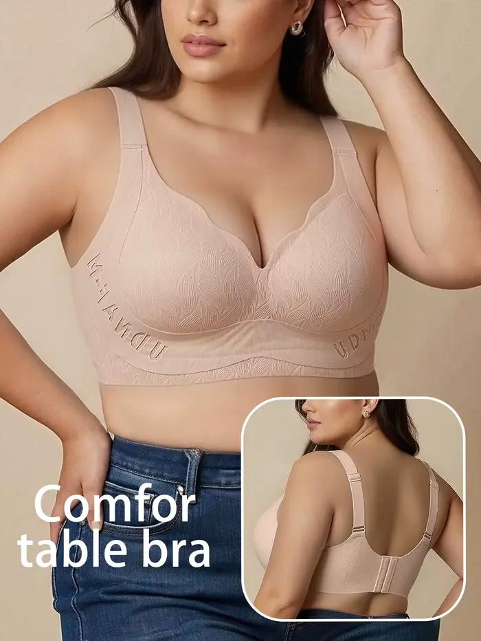 Soutien-gorge de maintien intégral grande taille L-6XL pour poitrine généreuse, anti-affaissement, push-up, sans couture, confortable, avec soutien latéral