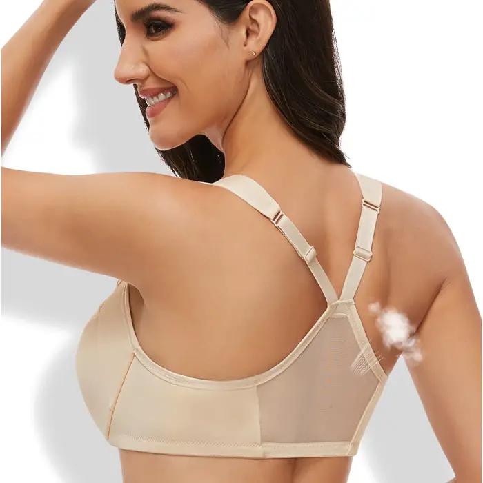 Nouvelle dentelle transparente sexy soutiens-gorge pour femmes ultra mince devant fermé grande taille soutien-gorge dos nageur B C D E F G tasses 34 36 38 40 42 44 46 48