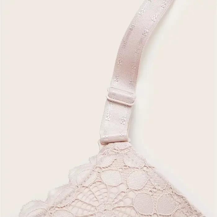 Soutien-gorge à armatures en dentelle sexy pour femme Soutien-gorge plongeant légèrement rembourré Coupe push up Soutien-gorge quotidien