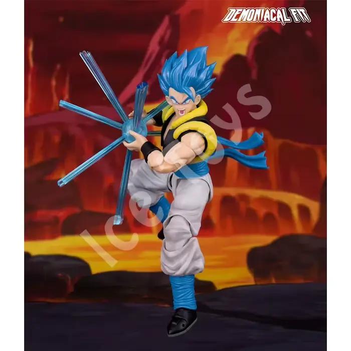 En stock Demoniacal Dragon Ball Zshf Gogeta Ssj Blue Dragon Ball Heroes Waltz Ultimate Dance Anime Model Action Figure Toy Gift