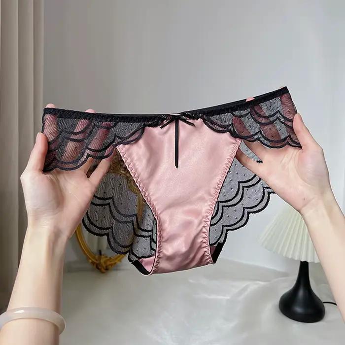 Culotte femme Sexy sous-vêtements en dentelle dames taille basse slips Lingerie Lingerie Sexy pour les femmes