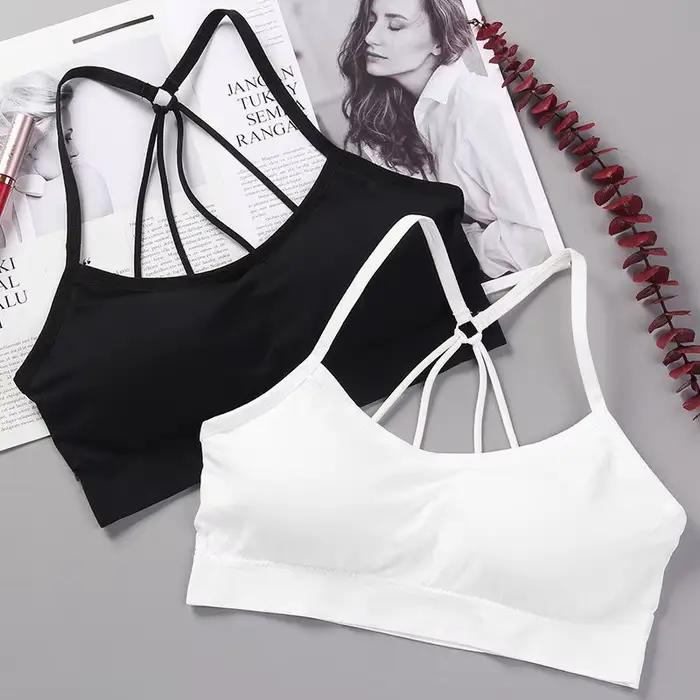 Soutien-gorge push-up respirant et sexy sans couture pour femme, haut sportif à fort impact pour gym, fitness et yoga
