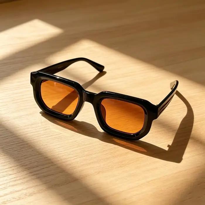 6 ks/sada Dámské Vintage Obdélníkové Sluneční Brýle Retro Móda Luxusní Značka Design