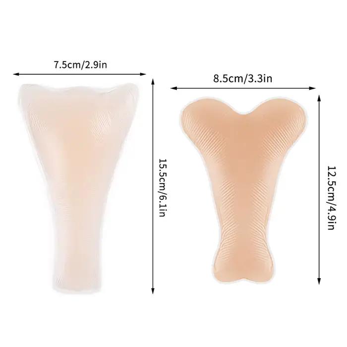 1 pièce Cache-tétons en silicone réutilisable pour maillot de bain, sous-vêtements, leggings, cache-tétons invisible auto-adhésif