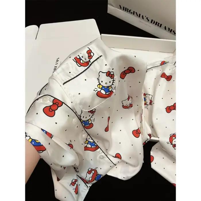 Kawaii Hello Kitty pyžamový set