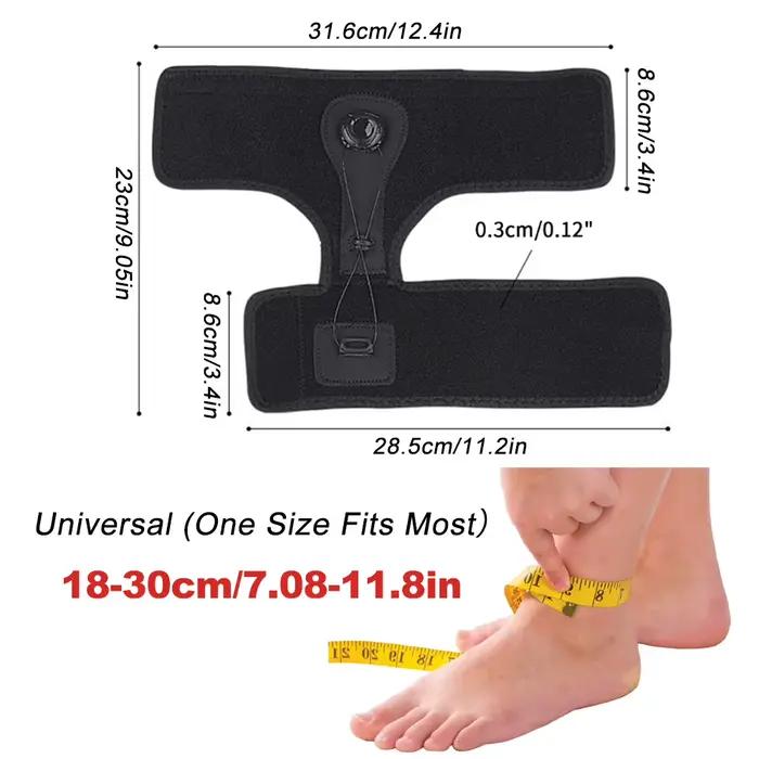 Attelle de nuit réglable pour fasciite plantaire, orthèse orthopédique pour pied tombant et douleurs liées à la fasciite plantaire, convient aux hommes et aux femmes