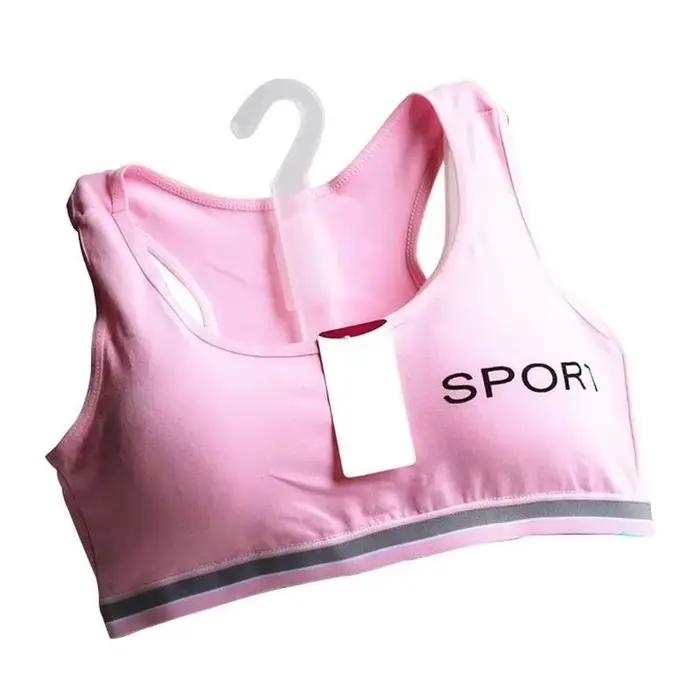 Adolescents étudiant Lingerie brassière Sport jeune fille sous-vêtement confortable soutien-gorge adolescent haut soutiens-gorge vêtements de Sport accessoires