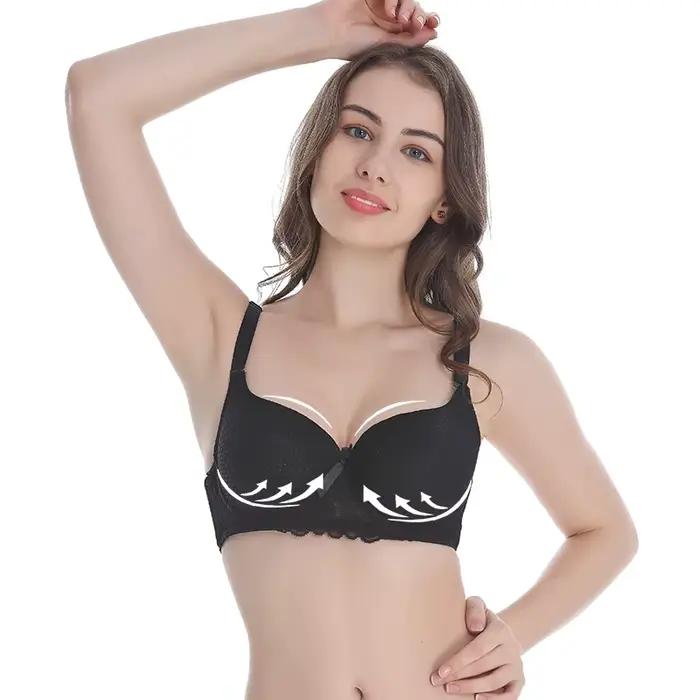 2020 nouveaux soutiens-gorge pour femmes Lingerie rembourrée avec nœud grande taille 5XL 6XL Bralette Push Up brassière gilet sans fil BH sous-vêtements
