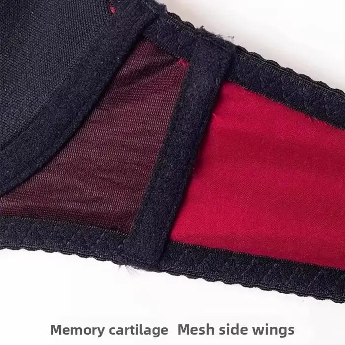 Ensemble de soutien-gorge de nuit de mariage rouge, sexy français, Bralette en dentelle, fine, réglable et cintrée pour petite poitrine