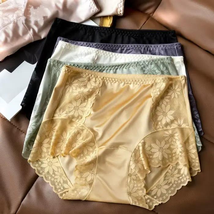 Dámské kalhotky s vysokým pasem sexy tvarování zadku krajka vysoká kvalita Plus velikost spodní prádlo