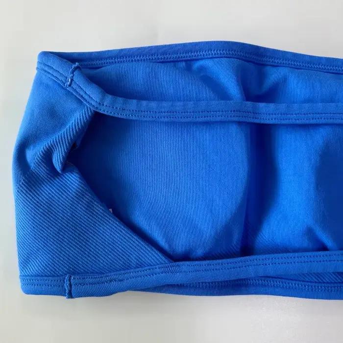 Pericic – soutien-gorge de sport Bandeau à bretelles, dos nu, débardeur de Yoga pour femmes, sans couture, froissé, pour entraînement, Fitness, haut de gymnastique Sexy