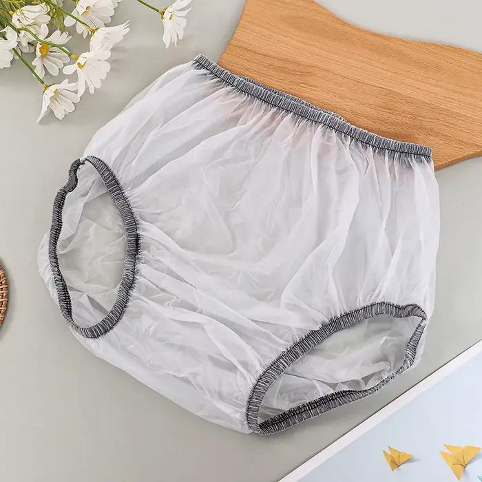 Culottes absorbantes respirantes et anti-fuites pour adultes et personnes âgées, douces, confortables, lavables, protection contre l'incontinence