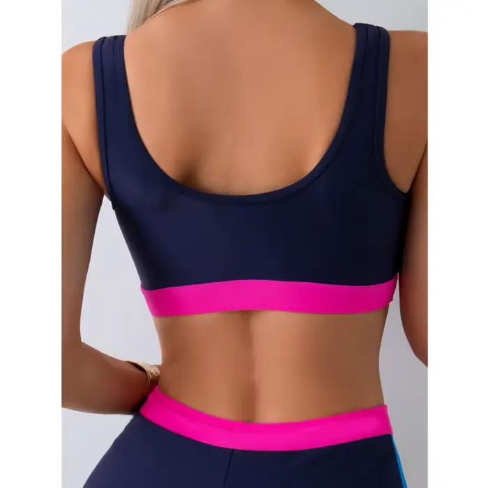 Maillot de bain d'été, ensemble Tankini, maillot de bain féminin, vêtements de sport pour la plage, maillot de bain deux pièces, maillot de bain pour piscine pour femmes
