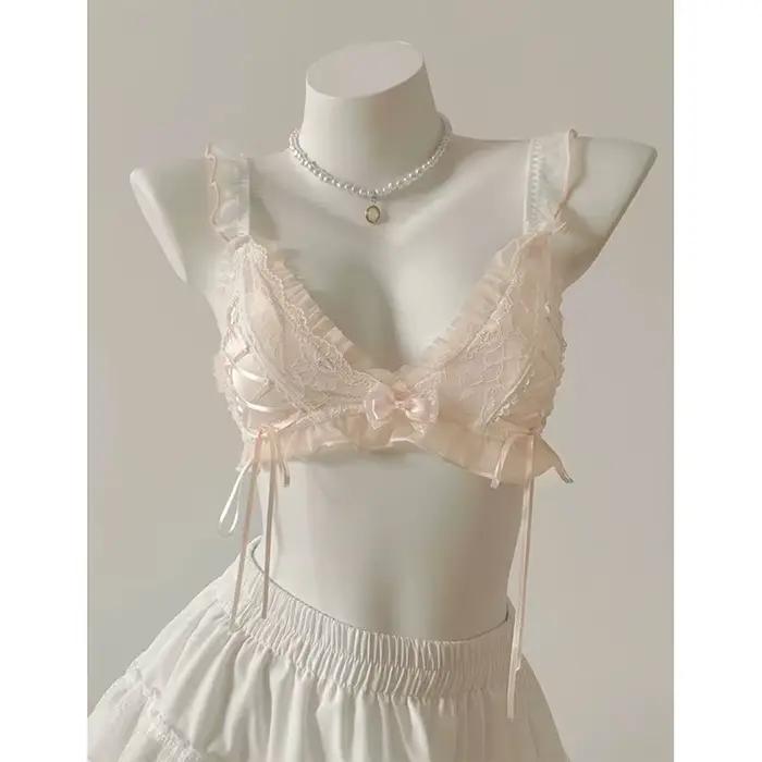 Soutien-gorge triangle en dentelle fine et sexy pour femme