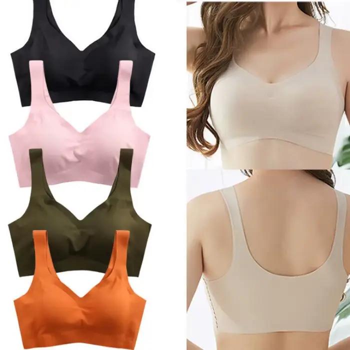 Soutien-gorge respirant et léger avec coussinets amovibles pour un usage quotidien, essentiels de la mode et du sport