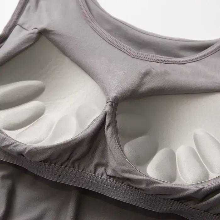Casual Femmes Soutien-Gorge Précieux Y-Avec Coussinets De Tasse À Cinq Doigts Spaghetti Cami Top GlaFemale Camisole Avec Soutien-Gorge Intégré Push Up S-3XL