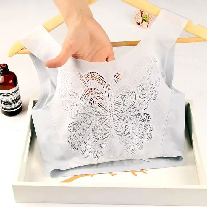 Sexy Push-Up Podprsenka Velké Velikosti Zpevňující Krásná Lingerie Motýlí Záda Dámské Spodní Prádlo Bralette Košilka