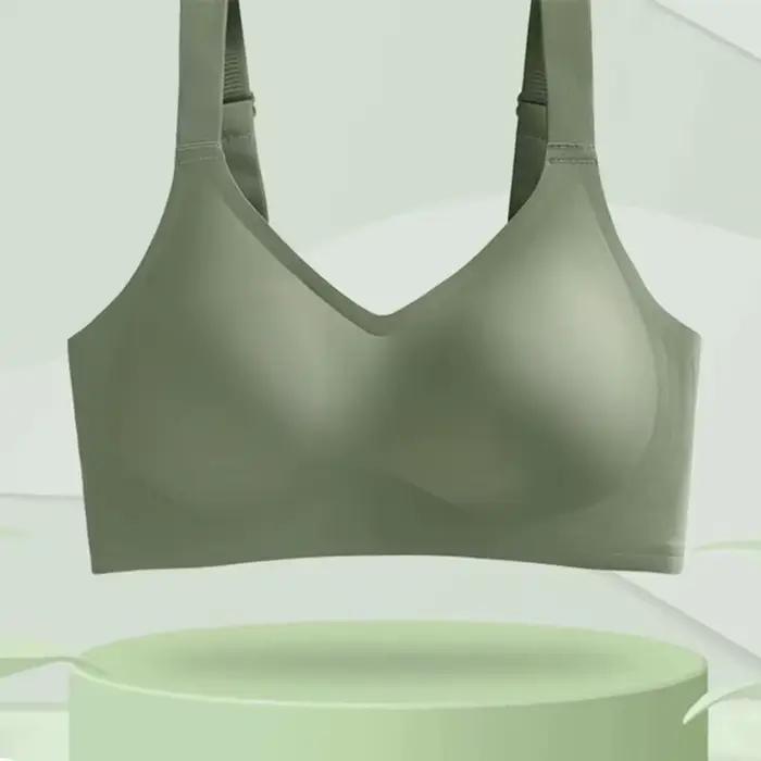 Soutien-gorge push-up de grande taille pour femme, soutien-gorge une pièce sans couture, soutien-gorge de sport réglable sans fil, soutien-gorge réducteur de poitrine