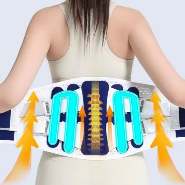 Ceinture de soutien pour le dos, pour soulager les douleurs dans le bas du dos, réglable, pour hommes et femmes, soutien lombaire, sciatique, scoliose, hernie discale