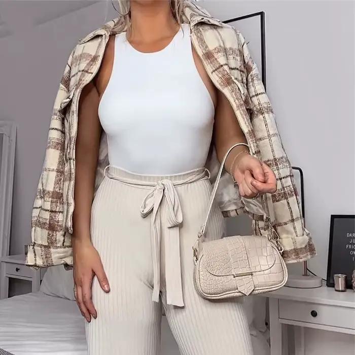 Body Sexy sans manches pour femmes, Streetwear, gaine, entrejambe, basique, solide, haut global, Slim, Goth, Ropa, moulant, une pièce