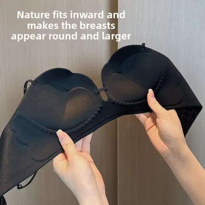 Soutien-gorge push-up pour petites poitrines, sans armatures, soutien doux, bretelles réglables, contrôle du volume latéral, lingerie quotidienne sculptante