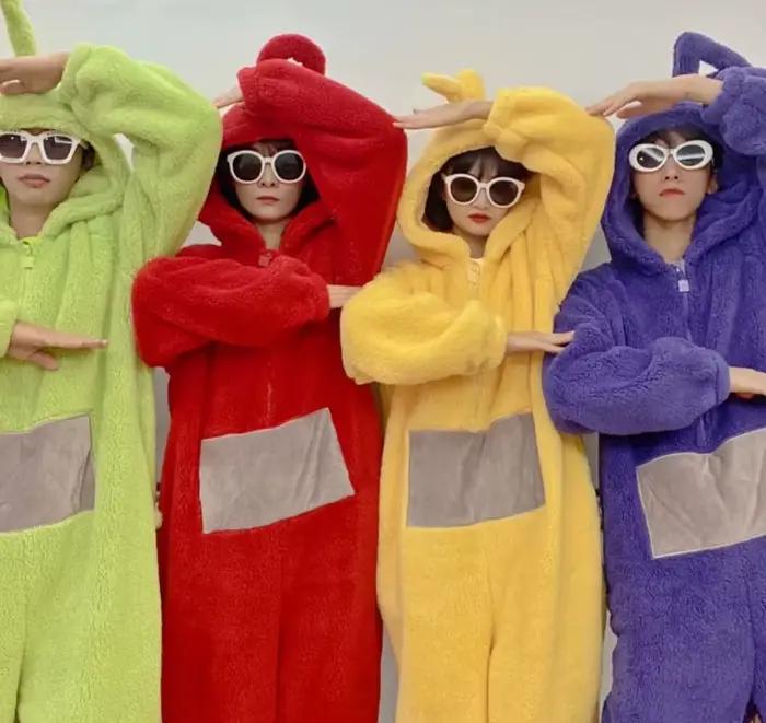 Costumes pour adultes, pyjamas doux à manches longues, vêtements de maison Lala, vêtements de cosplay pour adultes, vêtements de fête unisexes