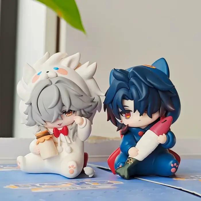 Honkai Star Rail Série Dortoir Garçons Figurine Chibi Boîte Mystère Sunday Produit Officiel Figurine Mignonne à Collectionner Ornement de Bureau